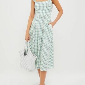TUCKERNUCK Blue Gingham Seersucker Amy Dress